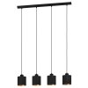 Eglo ZARAGOZA Pendant Light black, 4-light sources