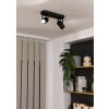 Eglo SOREGO Ceiling Light LED black, 2-light sources
