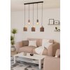 Eglo GAZZOLA Pendant Light Mocha, sand-coloured, 5-light sources