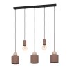 Eglo GAZZOLA Pendant Light Mocha, sand-coloured, 5-light sources
