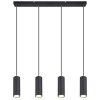 Globo ROBBY Pendant Light black, 4-light sources