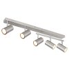 Globo ROBBY Ceiling Light matt nickel, 5-light sources