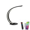 Leuchten-Direkt Q-VITO Table lamp LED anthracite, 1-light source, Remote control
