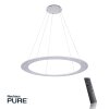 Paul Neuhaus PURE-COSMO Pendant Light LED aluminium, 25-light sources, Remote control