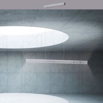 Paul Neuhaus PURE-LUME Pendant Light LED aluminium, 6-light sources