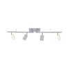 Paul Neuhaus PURE-MIRA Ceiling Light LED aluminium, 4-light sources, Remote control