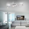Paul Neuhaus PURE-MIRA Ceiling Light LED aluminium, 6-light sources, Remote control