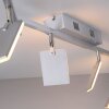Paul Neuhaus PURE-MIRA Ceiling Light LED aluminium, 6-light sources, Remote control