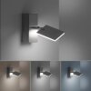 Paul Neuhaus PURE-MIRA Wall Light LED aluminium, 1-light source, Remote control
