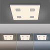 Paul Neuhaus PURE-NEO Ceiling Light LED aluminium, 4-light sources, Remote control