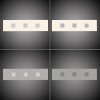 Paul Neuhaus PURE-NEO Ceiling Light LED aluminium, 3-light sources, Remote control