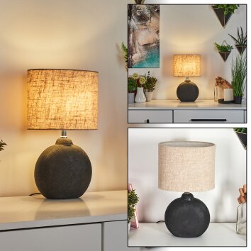 LAHNUS Table lamp black, 1-light source