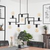 VERDOEJO Pendant Light black, 7-light sources