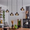 HAIKALA Pendant Light black, 4-light sources