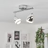 MORGES Ceiling Light LED chrome, 2-light sources