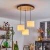 PERDIGUEIRA Pendant Light Ecru, black, 3-light sources