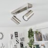 JAVEL Ceiling Light chrome, matt nickel, 2-light sources