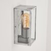 HAKKAS Outdoor Wall Light silver, galvanized, 1-light source