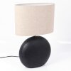 LAHNUS Table lamp chrome, black, 1-light source
