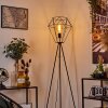 BARDHAMAN Floor Lamp black, 1-light source