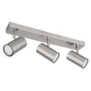 Globo ROBBY Ceiling Light matt nickel, 3-light sources