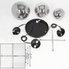 VOLUNTAD Ceiling Light black, 3-light sources