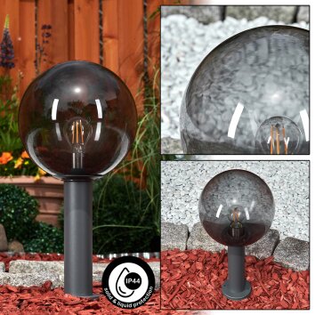 BOSTARENGA pedestal light anthracite, 1-light source
