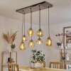 NANAMI Pendant Light Oxidised Silver, gold, 7-light sources