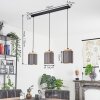 CHIUVI Pendant Light Ecru, black, 3-light sources