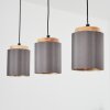 CHIUVI Pendant Light Ecru, black, 3-light sources
