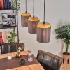 CHIUVI Pendant Light Ecru, black, 3-light sources