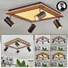 SEQUEIRA Ceiling Light brown, chrome, black, white, 4-light sources