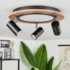 SEQUEIRA Ceiling Light brown, chrome, black, white, 3-light sources