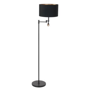 Steinhauer STANG Floor Lamp LED black, 2-light sources