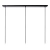 Lucide LUCAS Pendant Light black, 3-light sources