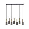 Lucide CORALIE Pendant Light black, 7-light sources