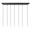 Lucide CORALIE Pendant Light black, 7-light sources