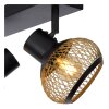 Lucide LUCAS Ceiling Light black, 2-light sources
