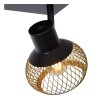 Lucide LUCAS Ceiling Light black, 2-light sources
