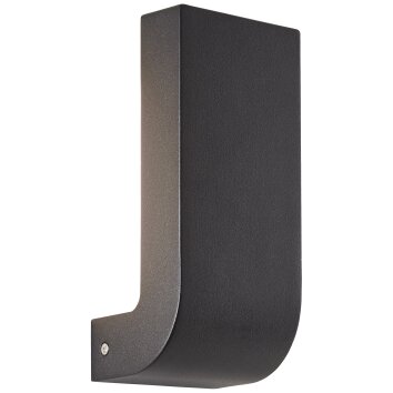 Brilliant BURTY Outdoor Wall Light LED black, 1-light source