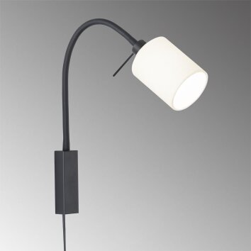 Fischer & Honsel MAUI Wall Light black, 1-light source