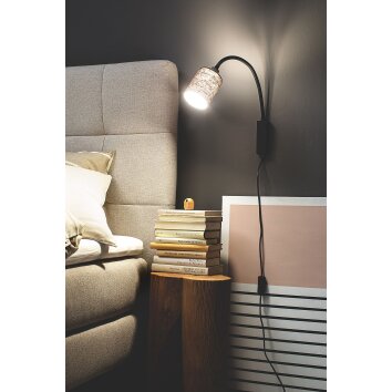 Fischer & Honsel MAUI Wall Light black, 1-light source