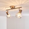 PARADO Ceiling light matt nickel, 2-light sources