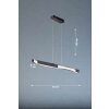 Fischer & Honsel BRIDGE Pendant Light LED black, 1-light source