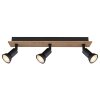Globo DREW Ceiling Light brown, black, 3-light sources
