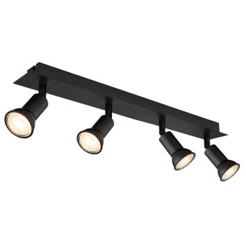 Globo DREW Ceiling Light black, 4-light sources