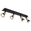 Globo DREW Ceiling Light black, 4-light sources