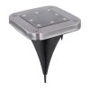 Globo SOLAR ground spike LED stainless steel, 8-light sources