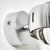 SAPRI Wall Light silver, 1-light source