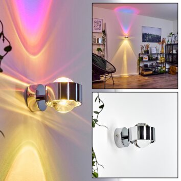 SAPRI Wall Light chrome, 1-light source